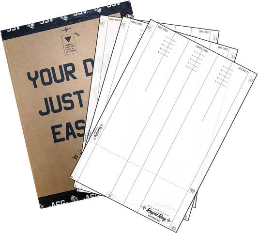 Rapid Reg 3 Pack - Auto 14"x21" / Manual 14"x16" Template